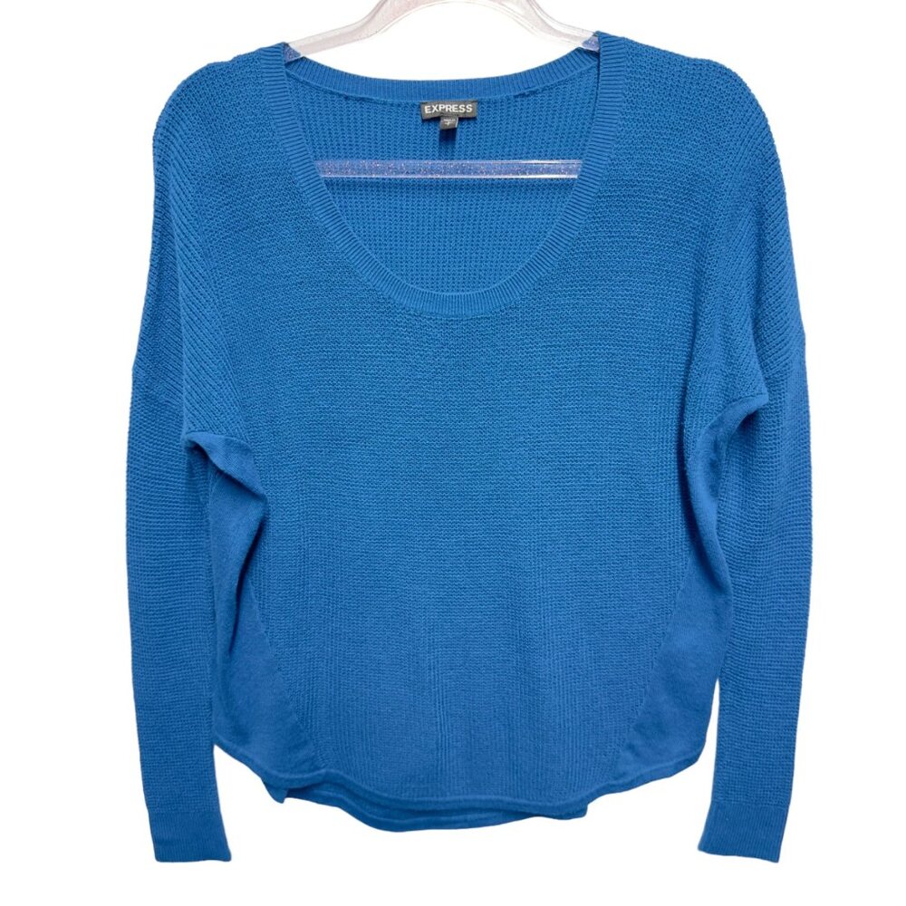 Pure Cotton Rayon Knit Oversized Drop Shoulder Knit Sweater